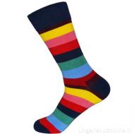 Dutch pop happy socks gekleurde streep unisex sk-016 thumbnail
