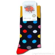 Dutch pop socks sokken gekleurde stippen 010 hover thumbnail