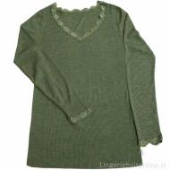 Joha Kate shirt lange mouw van wol met zijde 12364 thumbnail
