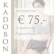Lingerie Kadobon 75 euro thumbnail