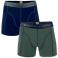 Muchachomalo 2-pack boxers navy green 1010SOLID163