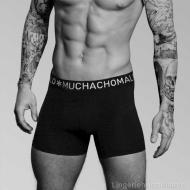 Muchachomalo 3-pack boxershorts zwart 1010SOLID185 hover thumbnail