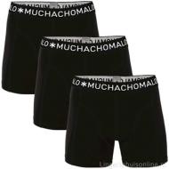 Muchachomalo 3-pack boxershorts zwart 1010SOLID185 thumbnail