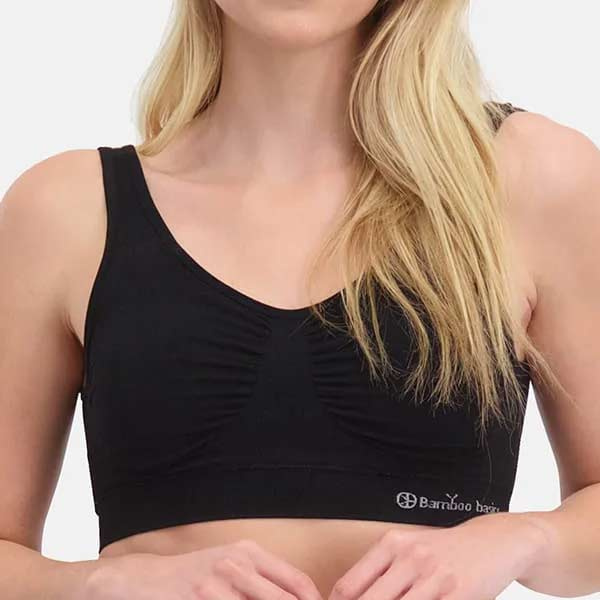 Bamboo Basics Fleur padded bh top van bamboe met uitneembare vulling