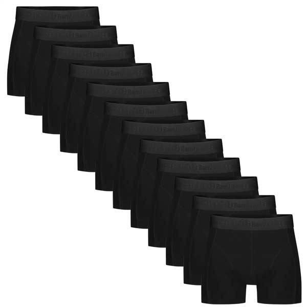 Bamboo Basics Rico bamboe boxershorts 12-pack voordeelverpakking