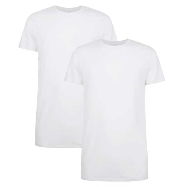Bamboo Basics Ruben bamboe T-shirt heren ronde hals 2-pack