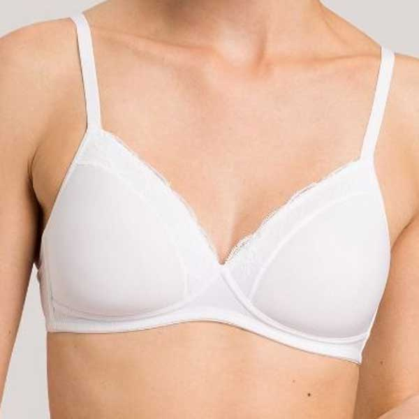 Beugelloze katoenen bh met voorgevormde cups 072432