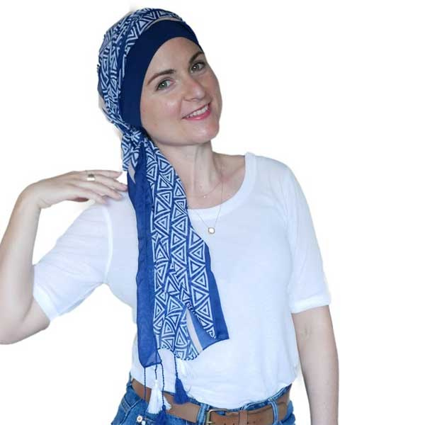 Blauwe chemomuts NF 1500 Look hat me