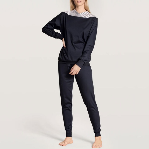 Calida 43100 Soulmate dames pyjama hoge kraag