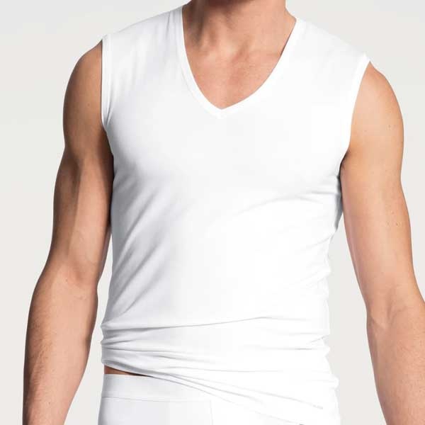 Calida Cotton Code heren hemd met V-hals 13090