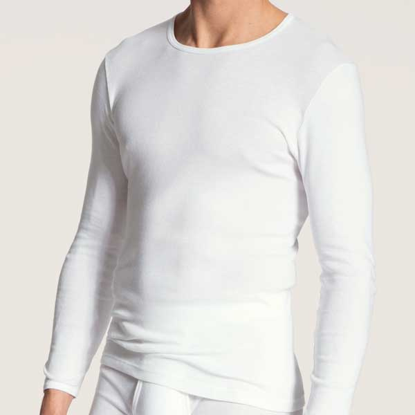 Calida katoenen heren shirt lange mouw 16910