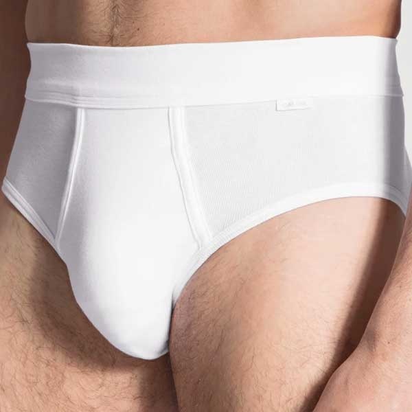 Calida katoenen heren slip met omslagband 23112