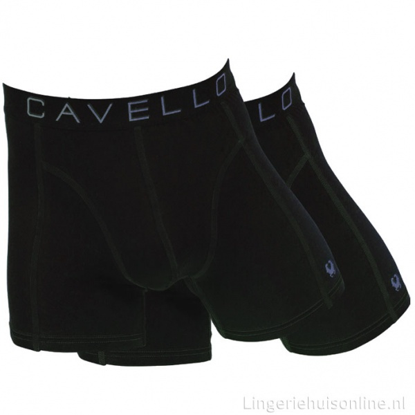 Cavello Boxershorts effen zwart 17013 sale