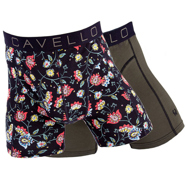 Cavello heren boxershorts bloemen CB24008 2 pack 