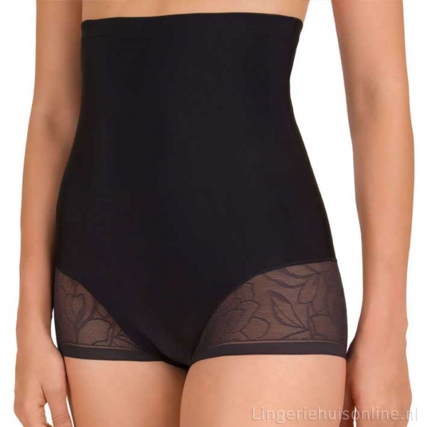 Conturelle corrigerende hoge slip met kant 880823