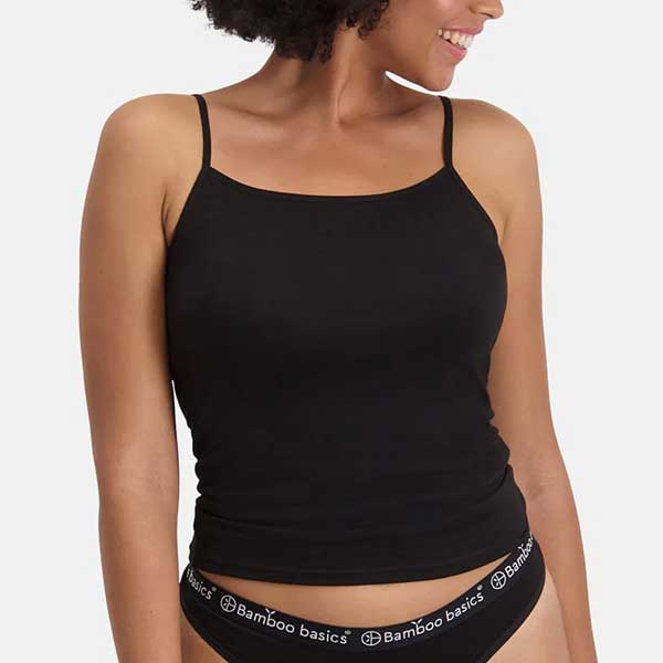 Dames hemd spaghettibandjes Bamboo Basics Vera