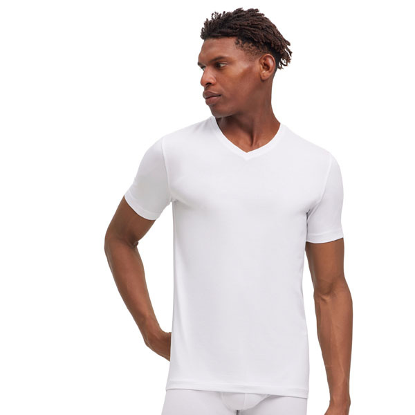 FALKE Daily Comfort 2-pack heren T-shirt V-hals 68107