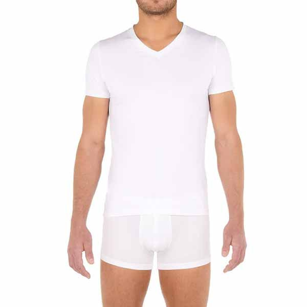 HOM aansluitend tshirt v-hals tencel soft 402466