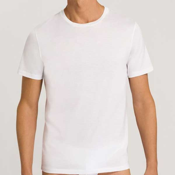 Hanro Cotton Sporty katoenen shirt korte mouw 07 3511