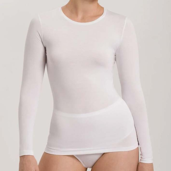 Hanro dames shirt lange mouw 071259