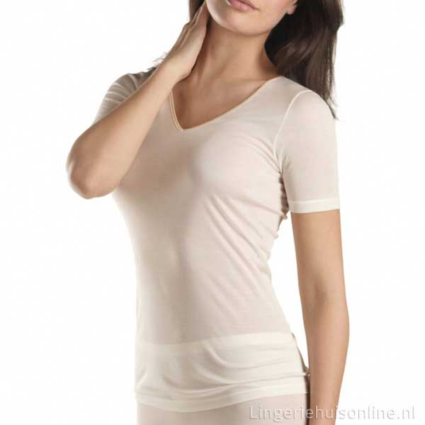 Hanro dames shirt pure silk 1718