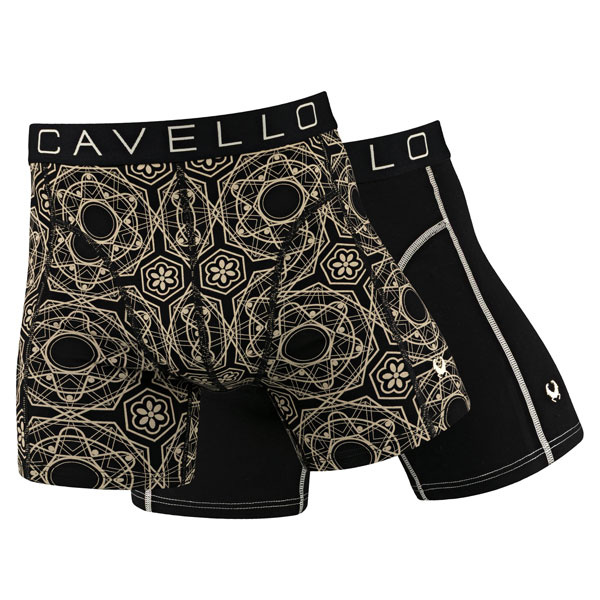 Heren boxershorts Cavello CB25001 black