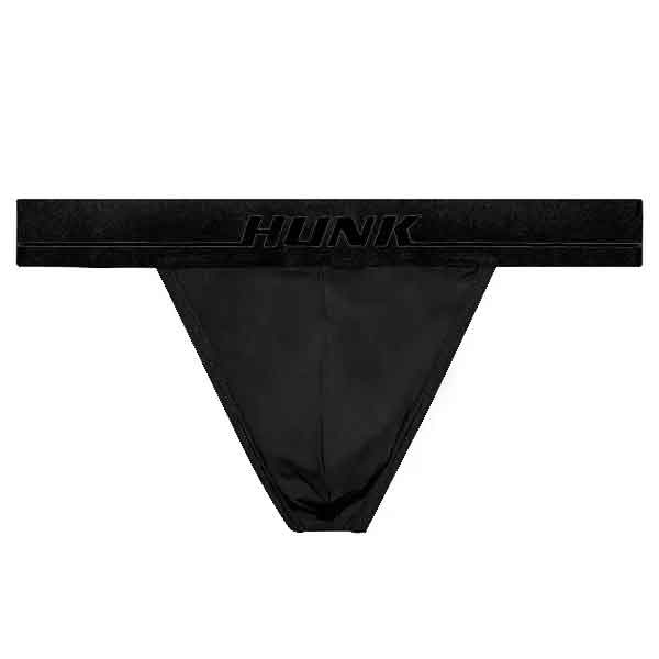 Heren string zwart Hunk