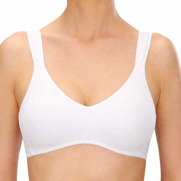 Katoenen bh zonder beugel Naturana 5127