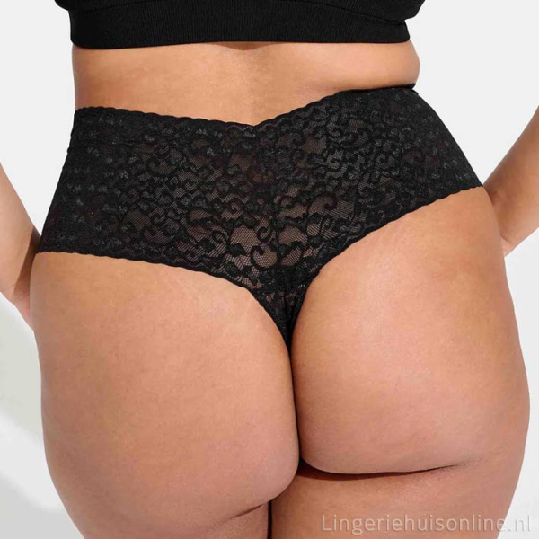 Lace Laboratory hoge kanten string LL HWT