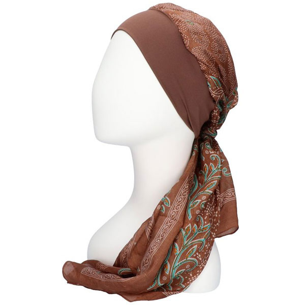 Look hat me Allisa O1074 sjaalmuts bruin