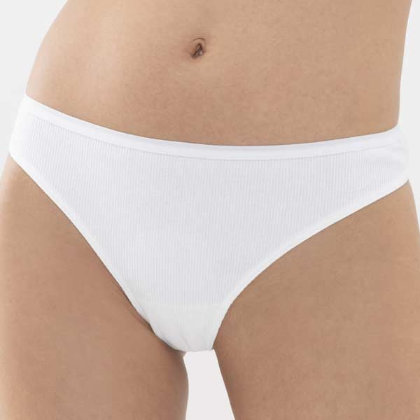 Mey katoenen mini slip met kant over de billen 29019