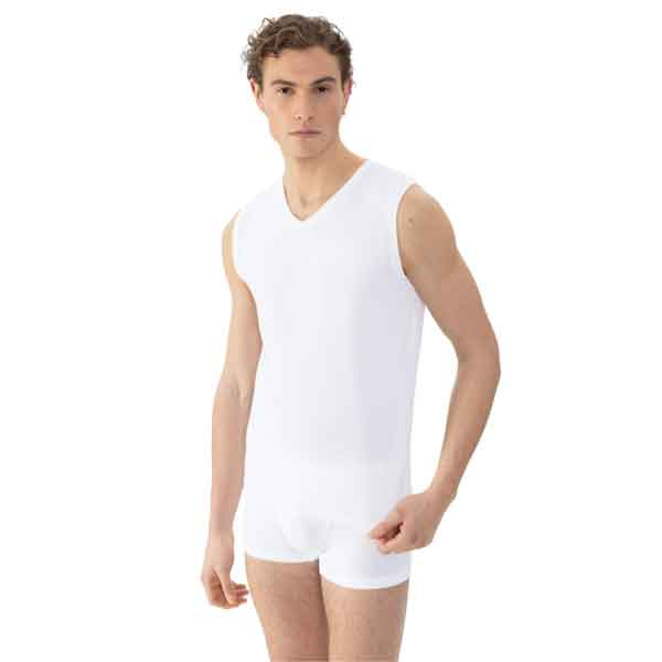 Mey mouwloos heren shirt van katoen 2110000