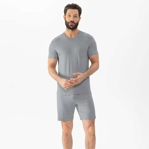 Mey shortama heren modal Easy Night 2240023 lichtgrijs