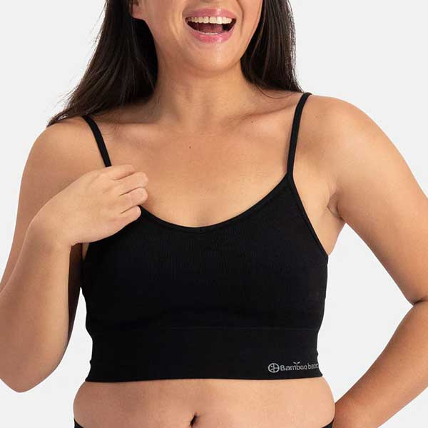 Padded bh top zonder beugel Bamboo Basics Fenna 