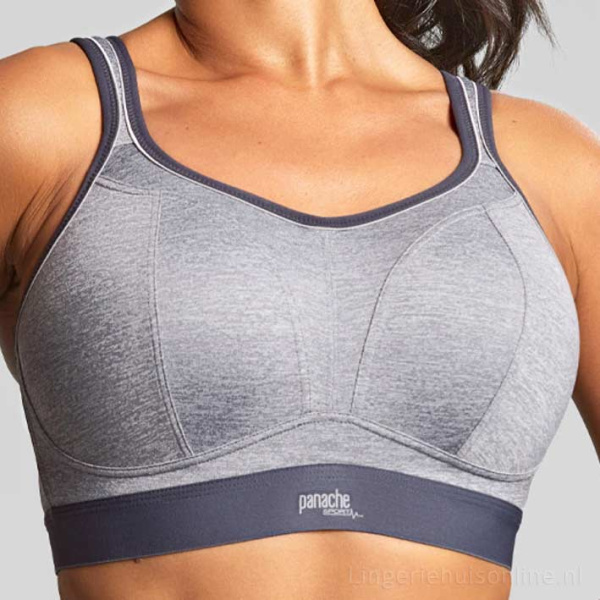 Panache voorgevormde sport bh grote maten zonder beugel 7341B