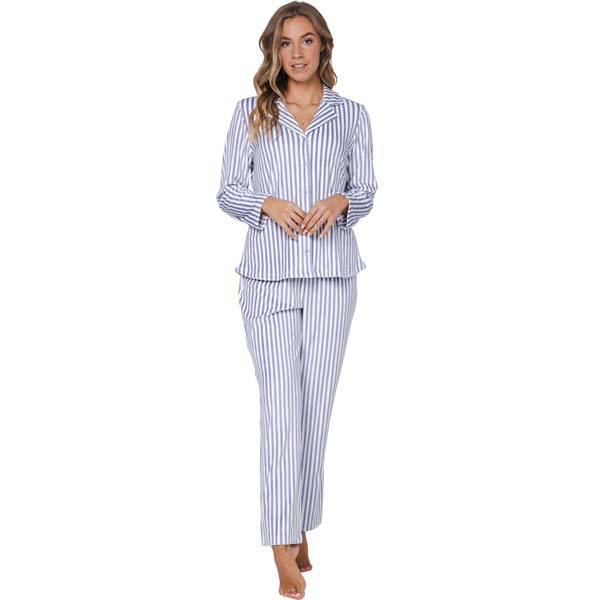 Pastunette flanel pyjama dames Blue Fog 121252-132-1