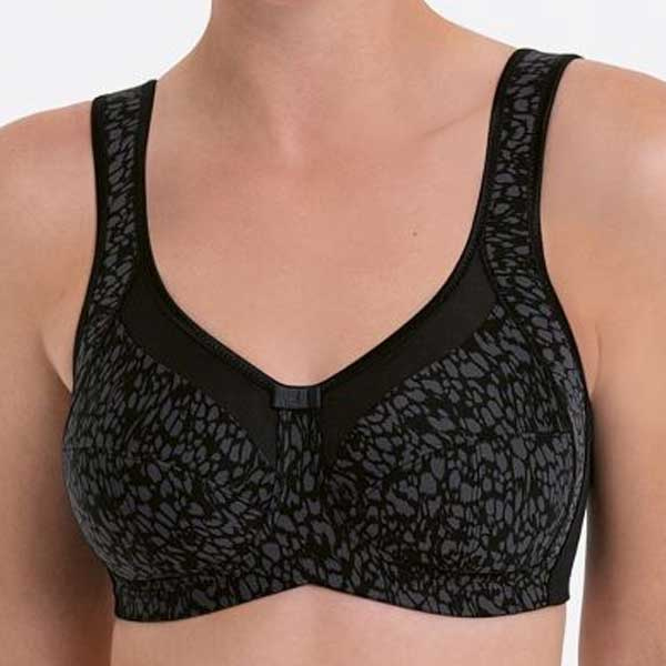 Anita Clara Art Reggiseno Altamente Coprente Donna – Morbido, Lavabile, Chiusura A Gancetto, Colore Anthrazit