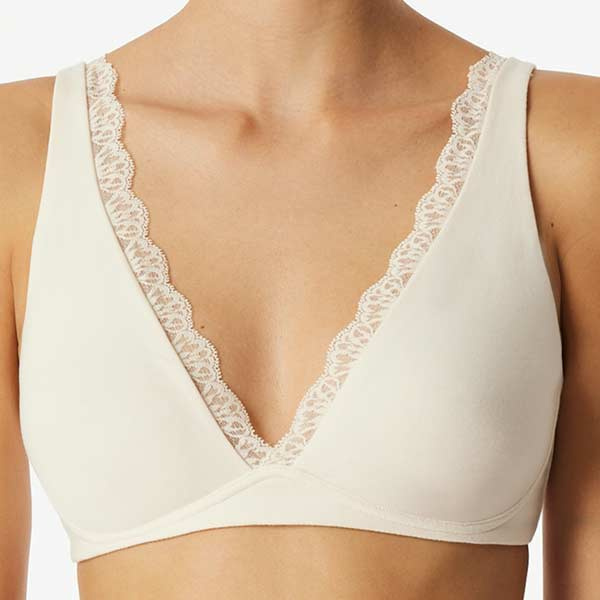 Schiesser bh zonder beugel katoen 183241