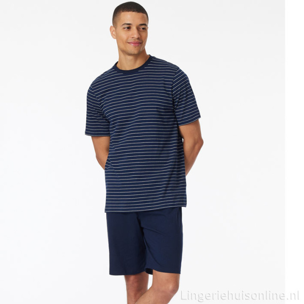 Schiesser heren shortama katoen 182198