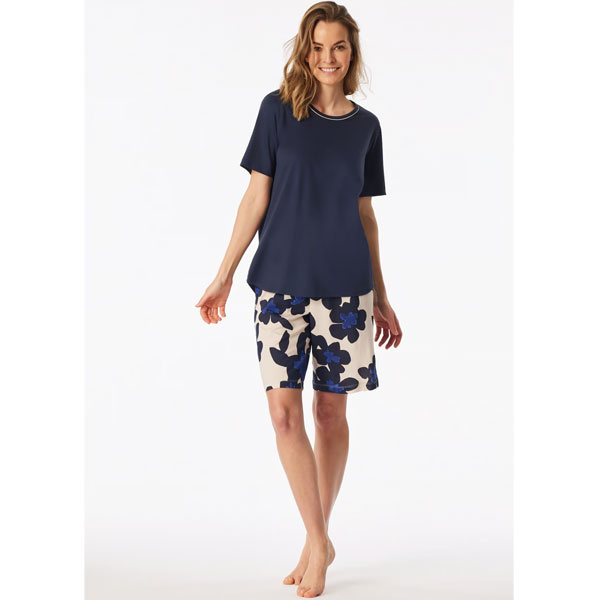 Schiesser zomer shortama modal katoen 181235