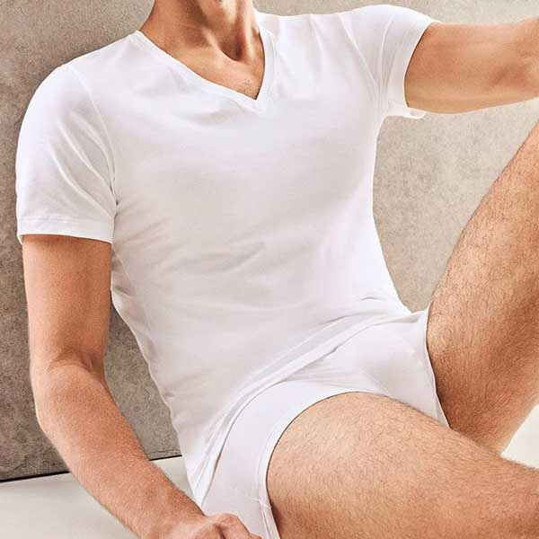 Shirt kort mouw heren 073089 Hanro