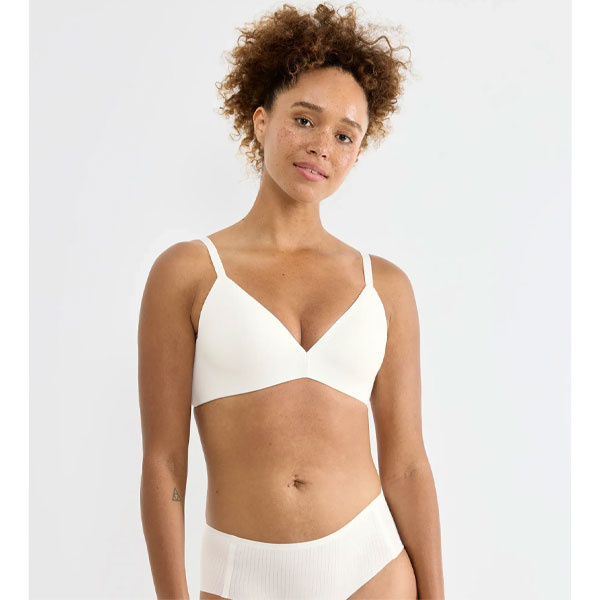 Sloggi zachte naadloze push-up bh zonder beugel 10226693