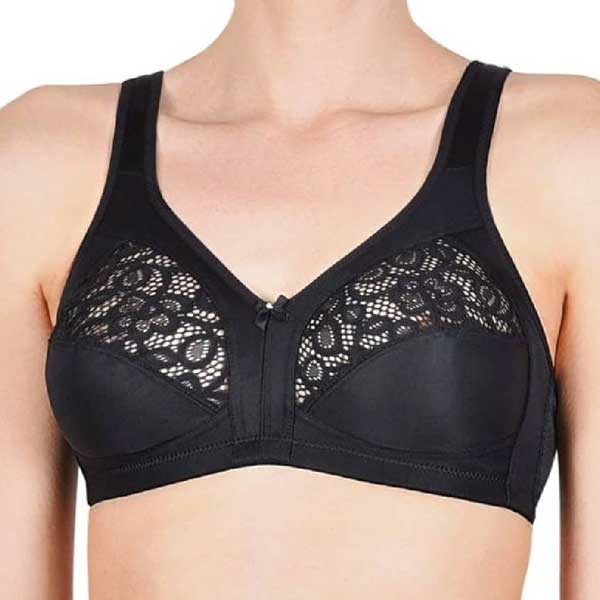 Soft BH zonder beugel met kant Naturana 5046