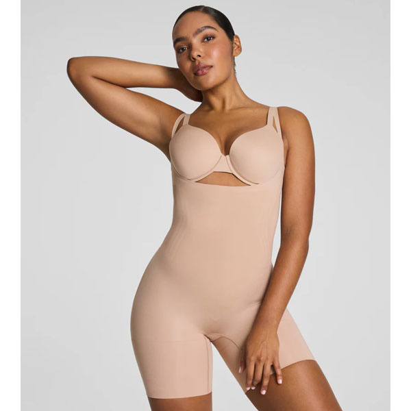 Spanx stevig corrigerende bodysuit open buste 10606R